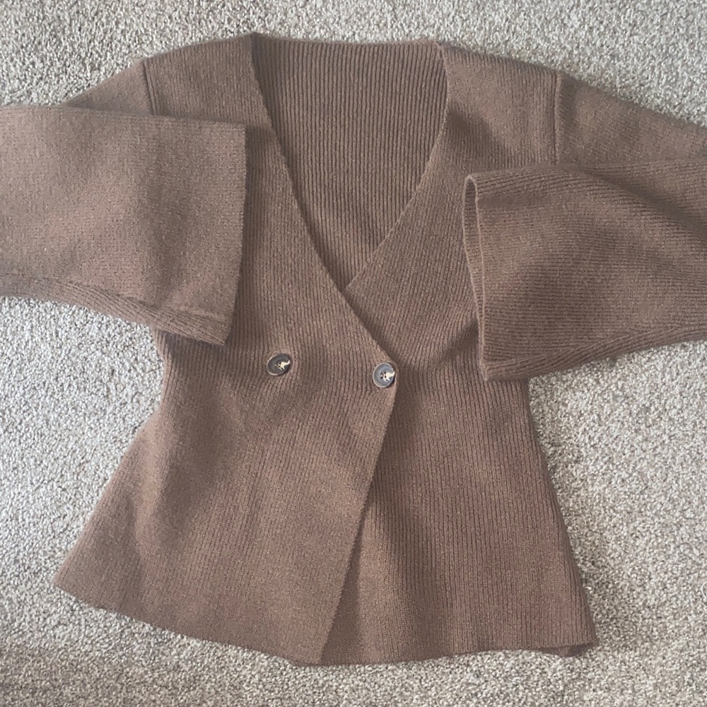 Double buttoned cardigan